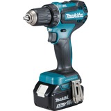 Makita DDF485RTJ perceuse 1900 tr/min Sans clé 1,7 kg, Perceuse/visseuse Bleu/Noir, Perceuse à poignée pistolet, Sans clé, 1,3 cm, 1900 tr/min, 3,8 cm, 1,3 cm