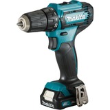 Makita DF333DSAE perceuse 1700 tr/min Sans clé 1,2 kg Noir, Bleu, Perceuse/visseuse Bleu/Noir, Perceuse à poignée pistolet, Sans clé, 1 cm, 1700 tr/min, 2,1 cm, 1 cm