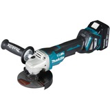 Makita DGA517RTJ meuleuse d'angle 12,5 cm 8500 tr/min 3,1 kg Bleu/Noir, 8500 tr/min, 12,5 cm, Batterie, 5 Ah, 3,1 kg