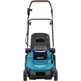 Makita DLM432PT2 tondeuse à gazon Tondeuse à gazon poussée Batterie Vert Bleu/Noir, Tondeuse à gazon poussée, 575 m², 43 cm, 2 cm, 7,5 cm, Lames rotatives