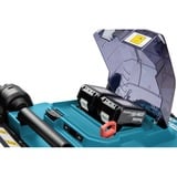Makita DLM432PT2 tondeuse à gazon Tondeuse à gazon poussée Batterie Vert Bleu/Noir, Tondeuse à gazon poussée, 575 m², 43 cm, 2 cm, 7,5 cm, Lames rotatives