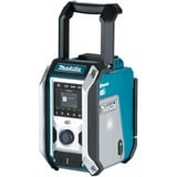 Makita DMR115 Radio portable Chantier Noir, Bleu, Radio de chantier Turquoise, Chantier, DAB,DAB+,FM, 87.5 - 108 MHz, 174.928 - 239.2 MHz, Noir, Bleu, IP65