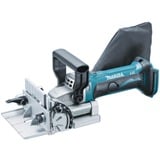 Makita DPJ180Z rabot électrique Noir, Acier inoxydable 6500 tr/min 18 W, Fraiseuse de rainure Bleu/Noir, sans batterie, sans chargeur