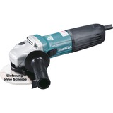 Makita GA5040CZ1 meuleuse d'angle 11000 tr/min 1100 W 12,5 cm 2,4 kg 11000 tr/min, Noir, Bleu, M14, Secteur, 1100 W, 12,5 cm