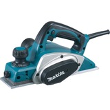 Makita KP0800J 620W 17000tr/min Bleu, Argent Rabot électrique bleu/Noir, 158 mm, 285 mm, 158 mm, 2,6 kg
