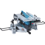 Makita LH1201FL scie à onglets 3800 tr/min 1650 W, Coupe-et scie à onglet Bleu, II, 3800 tr/min, 45°, 45°, 45°, 106 dB