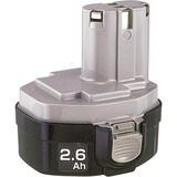 Makita Ni-MH 1434 14.4V Batterie Gris, Batterie, Hybrides nickel-métal (NiMH), 2,6 Ah, 14,4 V, Noir, Argent, 1 pièce(s)