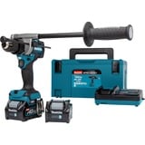 Makita Perceuse-visseuse à percussion sans fil HP001GD201 XGT, 40Volt, Perceuse à percussion Bleu/Noir