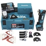 Makita TM30DSMJX5 outil multi-fonctions oscillant Noir, Bleu 20000 OPM, Outil de multi fonction Bleu/Noir, Découpe, Polissage, Sciage, Noir, Bleu, 20000 OPM, 6000 OPM, 3,2°, Batterie