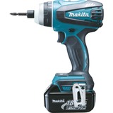 Makita Tournevis Quadro sans fil DTP141RMJ 18V, Perceuse à percussion, Marteau visseuse bleu/Noir, bleu/noir, MAKPAC taille 2, 2x batterie Li-Ion (4.0 Ah)