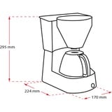 Melitta EasyTop, Machine à café à filtre Noir