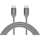 Nevox 1653 câble USB 1 m USB 2.0 USB C Gris, Argent Gris, 1 m, USB C, USB C, USB 2.0, 480 Mbit/s, Gris, Argent