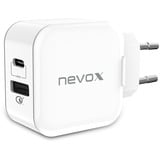 Nevox 1760 chargeur d'appareils mobiles Blanc Intérieure Blanc, Intérieure, Secteur, Blanc
