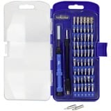 OWC 72-Piece Advanced Toolkit 72 outils, Set d'outils Kits d'outils, Ordinateur, Lecteur MP3, mini PC, Mobile/smartphone, Ordinateur portable, Tablette, Pic d’ouverture, Papier plastifié, Tournevis, Spatule, Spudger, Pinces, Couteau tout usage, Nylon, Bleu, Pentalobe, Phillips, Torx