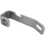 Petromax Support de Verrouillage pour Glacière Petromax kx-lockb, Verrou antivol Argent