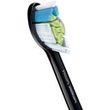 Philips Lot de 4 têtes de brosse standard, Tête brosse à dent électrique Noir, 4 pièce(s), Noir, Moyen, Série 2 plaque defense Série 2 plaque defense Série 3 gum health DiamondClean DiamondClean..., Normal, Clipsable
