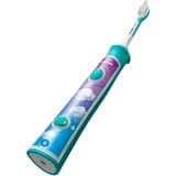 Philips Sonicare For Kids For Kids HX6322/04 Brosse à dents électrique, Brosse a dents electrique Turquoise, Enfant, Brosse à dents à ultrasons, 62000 mouvements par minute, Bleu, 2 min, LED