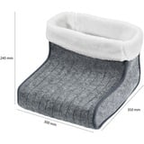 ProfiCare PC-FW 3058, Chauffe-pieds Gris/Blanc