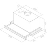 Respekta CH 4138 IX C, Hotte aspirante Acier inoxydable
