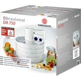 Rommelsbacher DA 750 déshydrateur alimentaire Blanc 700 W, Séchoir automatique Blanc, 700 W, 230 V, 340 x 340 x 330 mm