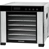 Rommelsbacher DA 900 déshydrateur alimentaire Noir, Acier inoxydable 600 W, Séchoir automatique acier inoxydable/Noir, 600 W, 340 mm, 465 mm, 315 mm, 10,1 kg