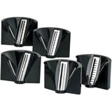 Rommelsbacher EGS 80 trancheuse Electrique 100 W Noir, Acier inoxydable Acier inoxydable, Coupeur en spirale Acier inoxydable/Noir, Electrique, Noir, Acier inoxydable, Acier inoxydable, 100 W, 230 V, 140 mm