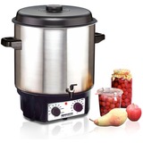 Rommelsbacher KA 2004/E presse-agrumes 2000 W Acier inoxydable, Machine à confiture Acier inoxydable brossé/Noir, Acier inoxydable, 27 L, 14 L, 1,5 m, Acier inoxydable, 2000 W