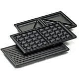 Rommelsbacher Multi Toast & Grill SWG 700 3-en-1 Max, Grill à contact Noir/en acier inoxydable