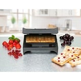 Rommelsbacher Multi Toast & Grill SWG 700 3-en-1 Max, Grill à contact Noir/en acier inoxydable