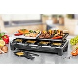 Rommelsbacher RCS 1350 raclette 8 personne(s) 1350 W  Noir/en acier inoxydable, noir/acier inoxydable