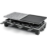 Rommelsbacher RCS 1350 raclette 8 personne(s) 1350 W  Noir/en acier inoxydable, noir/acier inoxydable