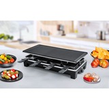 Rommelsbacher RCS 1350 raclette 8 personne(s) 1350 W  Noir/en acier inoxydable, noir/acier inoxydable