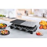 Rommelsbacher RCS 1350 raclette 8 personne(s) 1350 W  Noir/en acier inoxydable, noir/acier inoxydable