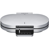 Rommelsbacher WA 1200 moule à gauffres 2 gauffre(s) 1200 W Argent, Machine à gauffre Argent/Noir, 340 mm, 250 mm, 85 mm, 2,8 kg, 1200 W, 230 V