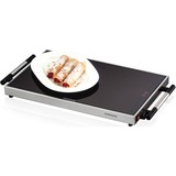 Rommelsbacher WPR 305/E chauffe-plat 300 W Acier inoxydable, Plaque chauffante Acier inoxydable/Noir, 300 W, 230 V, Acier inoxydable, Allemagne, Verre, Acier inoxydable, 640 mm