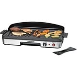 Rommelsbacher  2003 Noir, Argent Autoportante 1900 W barbecue électrique Noir/en acier inoxydable, Noir, Argent, Autoportante, Acier inoxydable, 2 zone(s), 500 x 250 mm, Rotatif