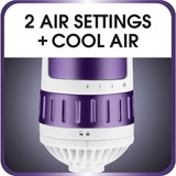Rowenta Brush Activ Volume & Shine CF9530, Brosse à air chaud Blanc/Violet