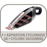 Rowenta Extenso Dry AC476901 aspirateur de table Noir, Marron, Argent Sans sac, Aspirateur à main Noir/Argent, Sec, Cyclonique, Chine, Sans sac, Noir, Marron, Argent, 0,375 L