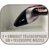 Rowenta Extenso Dry AC476901 aspirateur de table Noir, Marron, Argent Sans sac, Aspirateur à main Noir/Argent, Sec, Cyclonique, Chine, Sans sac, Noir, Marron, Argent, 0,375 L