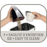 Rowenta Extenso Dry AC476901 aspirateur de table Noir, Marron, Argent Sans sac, Aspirateur à main Noir/Argent, Sec, Cyclonique, Chine, Sans sac, Noir, Marron, Argent, 0,375 L