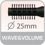 Rowenta Fashion Stylist CF3910CH Brosse soufflante à air chaud À chaleur Blanc, Brosse à air chaud Blanc/Or, Brosse soufflante à air chaud, À chaleur, Blanc, Secteur, 2,1 cm, 2,5 cm