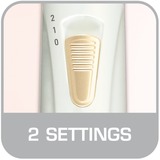 Rowenta Fashion Stylist CF3910CH Brosse soufflante à air chaud À chaleur Blanc, Brosse à air chaud Blanc/Or, Brosse soufflante à air chaud, À chaleur, Blanc, Secteur, 2,1 cm, 2,5 cm