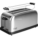 Russell Hobbs 23610-56 grille-pain 4 part(s) Noir, Acier inoxydable Acier inoxydable brossé/Noir, 4 part(s), Noir, Acier inoxydable, Boutons, Rotatif