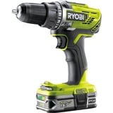 Ryobi Perceuse-visseuse sans fil ONE+ R18DD3-215S, 18 Volt, Perceuse/visseuse Vert/Noir