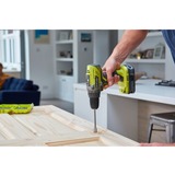 Ryobi Perceuse-visseuse sans fil ONE+ R18DD3-215S, 18 Volt, Perceuse/visseuse Vert/Noir