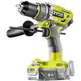 Ryobi R18PD7-220B 1800 tr/min Sans clé 1,7 kg Noir, Jaune, Perceuse à percussion Vert/Noir, Perceuse à poignée pistolet, Sans clé, Sans brosse, 1,3 cm, 1800 tr/min, 5,4 cm