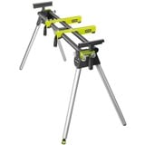Ryobi RLS02 support de scie à onglets 4 pieds Noir, Vert, Argent, Piètement Argent/Jaune, 181 kg, 2,16 m, Métal, 4 pieds, Noir, Vert, Argent, 15,9 kg