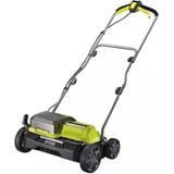 Ryobi RY18SFX35A-0 Tondeuse à gazon poussée Batterie Noir, Vert, Scarificateur Vert/Noir, Tondeuse à gazon poussée, 35 cm, 55 L, 4 roue(s), Sans brosse, 1,5 m/s²