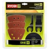 Ryobi Set de lames de ponçage et de scie RAK15MT, 15 pièces, pour outil multifonction, Jeu de lames de scie 
