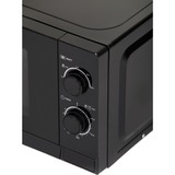 SHARP R-200BKW micro-onde Comptoir 20 L 800 W Noir, Four à micro-ondes Noir, Comptoir, 20 L, 800 W, Rotatif, Noir, 25,5 cm